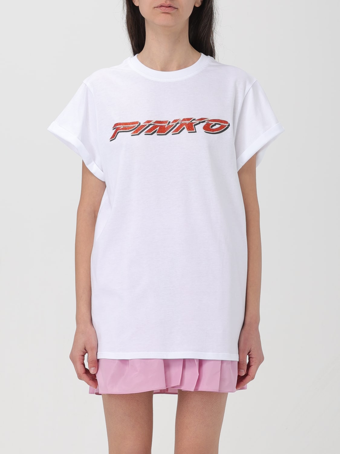 PINKO T-SHIRT: T-shirt woman Pinko, White - Img 1