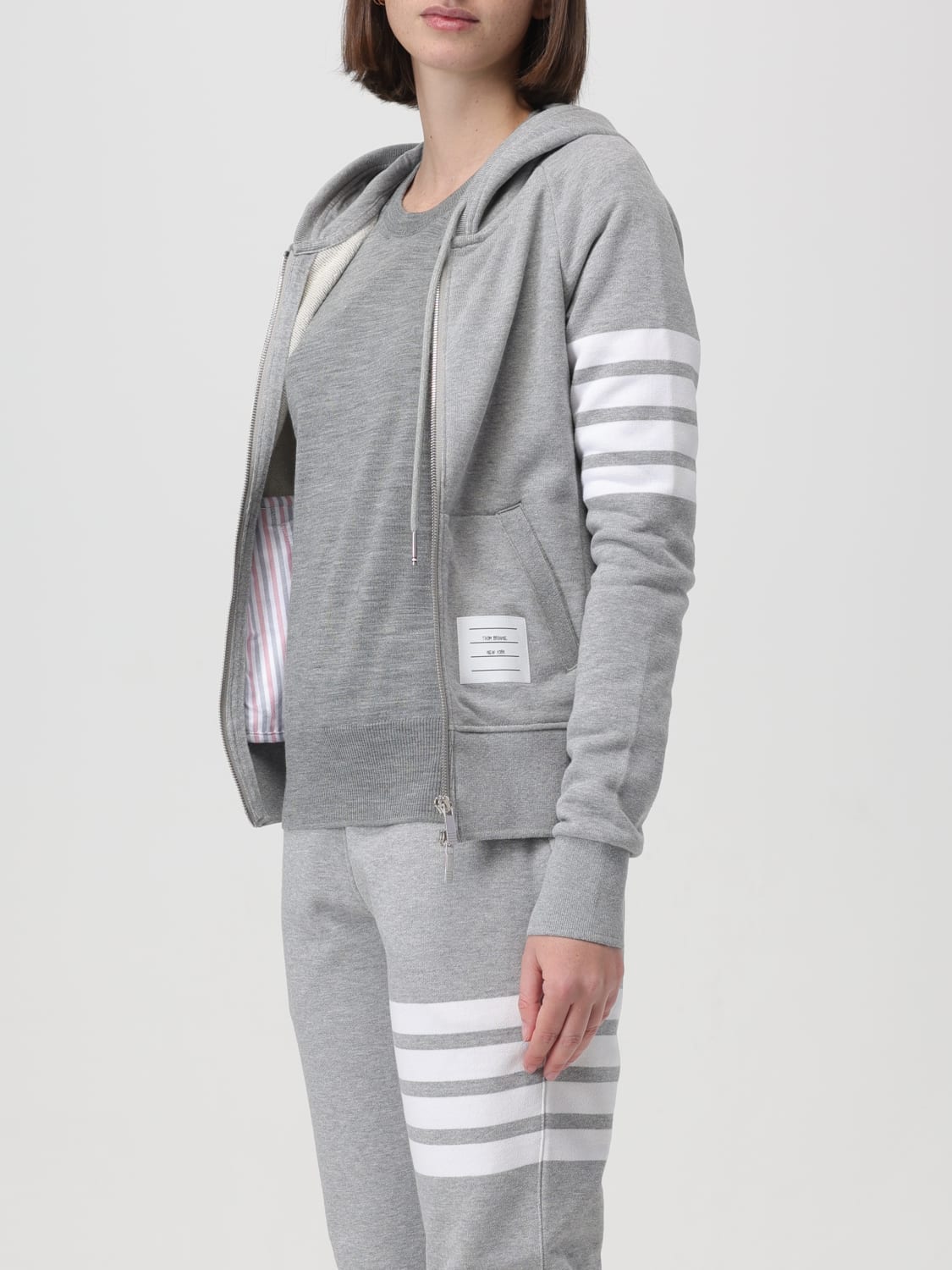 THOM BROWNE SWEATSHIRT: Sweatshirt damen Thom Browne, Grau - Img 4