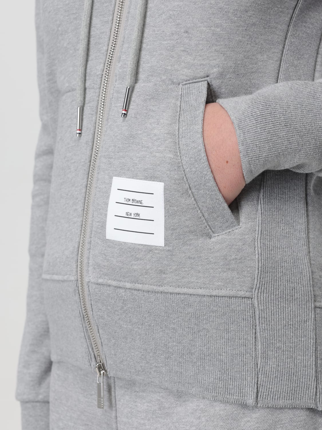 THOM BROWNE SWEATSHIRT: Sweatshirt damen Thom Browne, Grau - Img 5