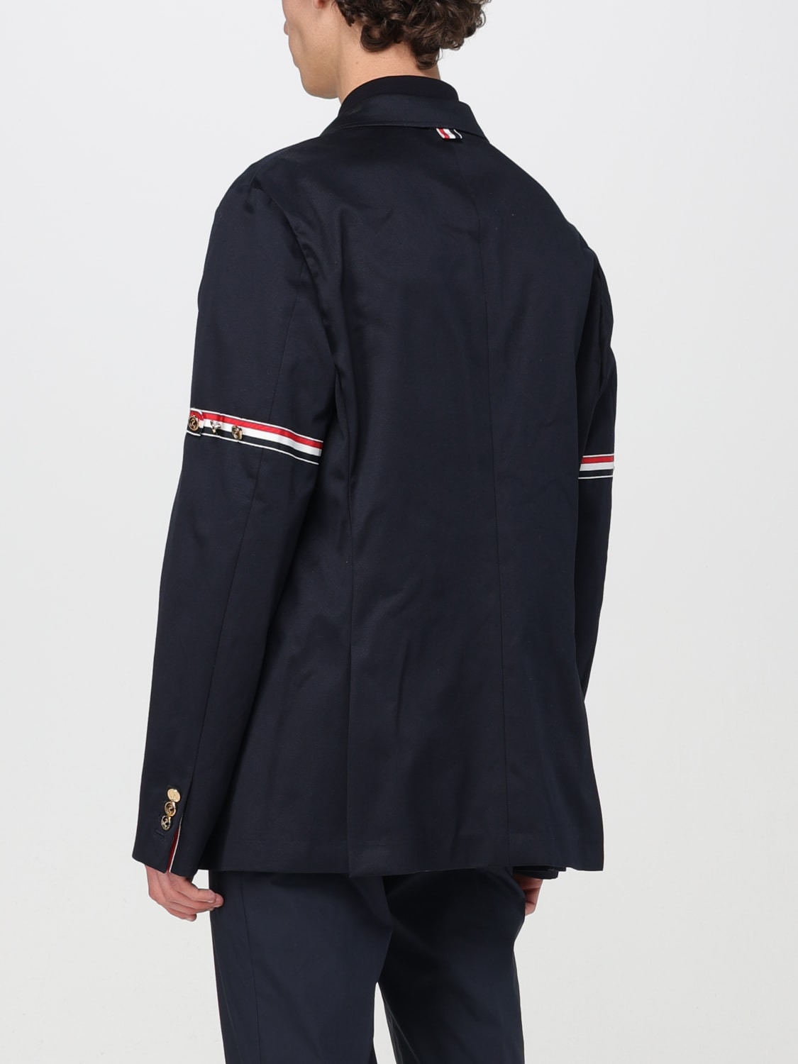 THOM BROWNE VESTE: Veste homme Thom Browne, Bleu Marine - Img 3