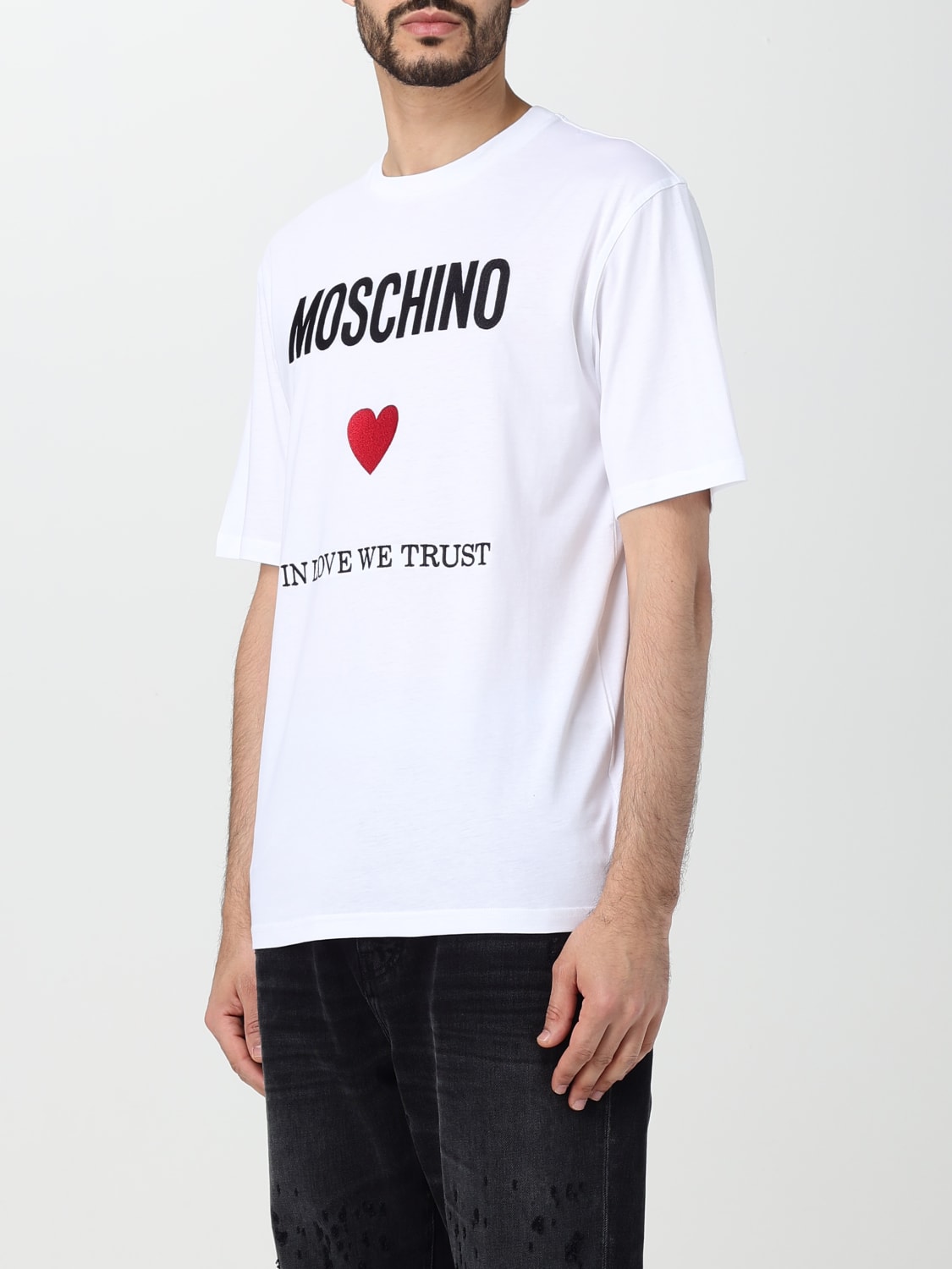 MOSCHINO COUTURE Tシャツ: Tシャツ メンズ Moschino Couture, ホワイト - Img 3