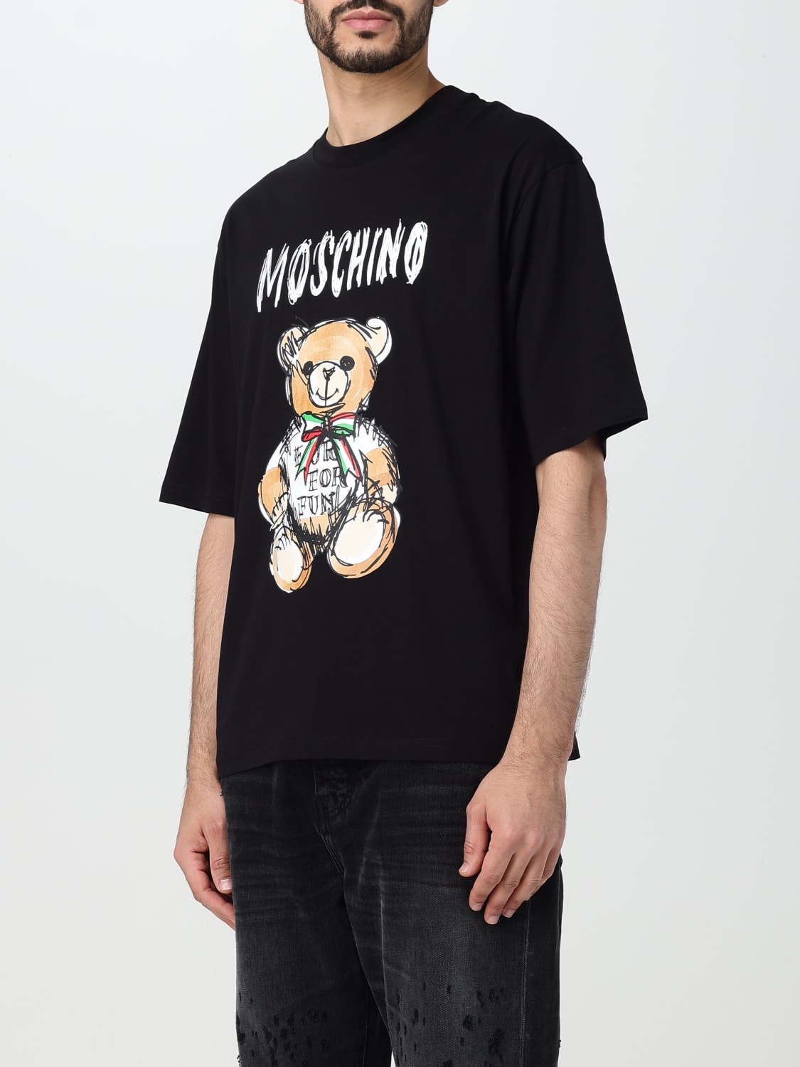 MOSCHINO COUTURE CAMISETA: Camiseta hombre Moschino Couture, Negro - Img 3