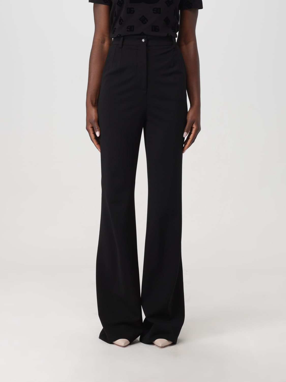 DOLCE & GABBANA PANTS: Pants woman Dolce & Gabbana, Black - Img 1