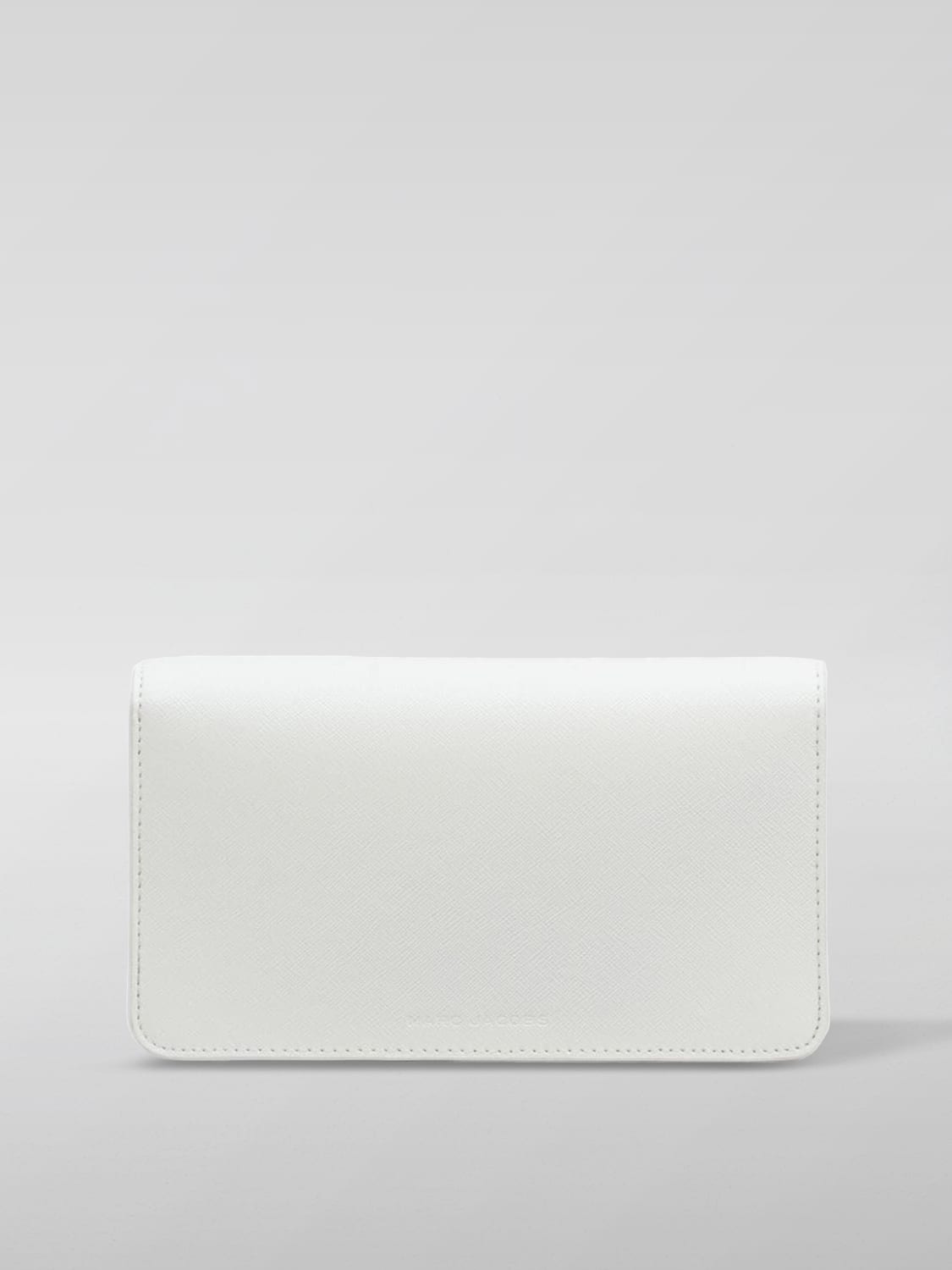 MARC JACOBS MINI BAG: Marc Jacobs The Double J wallet bag in saffiano leather, White - Img 2