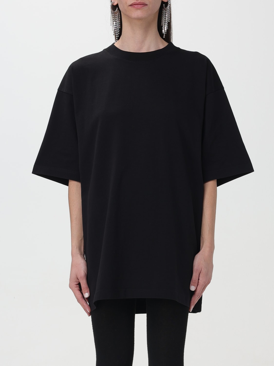 Balenciaga Outlet T shirt woman Black Balenciaga t shirt 641655TPVP7 online at GIGLIO.COM