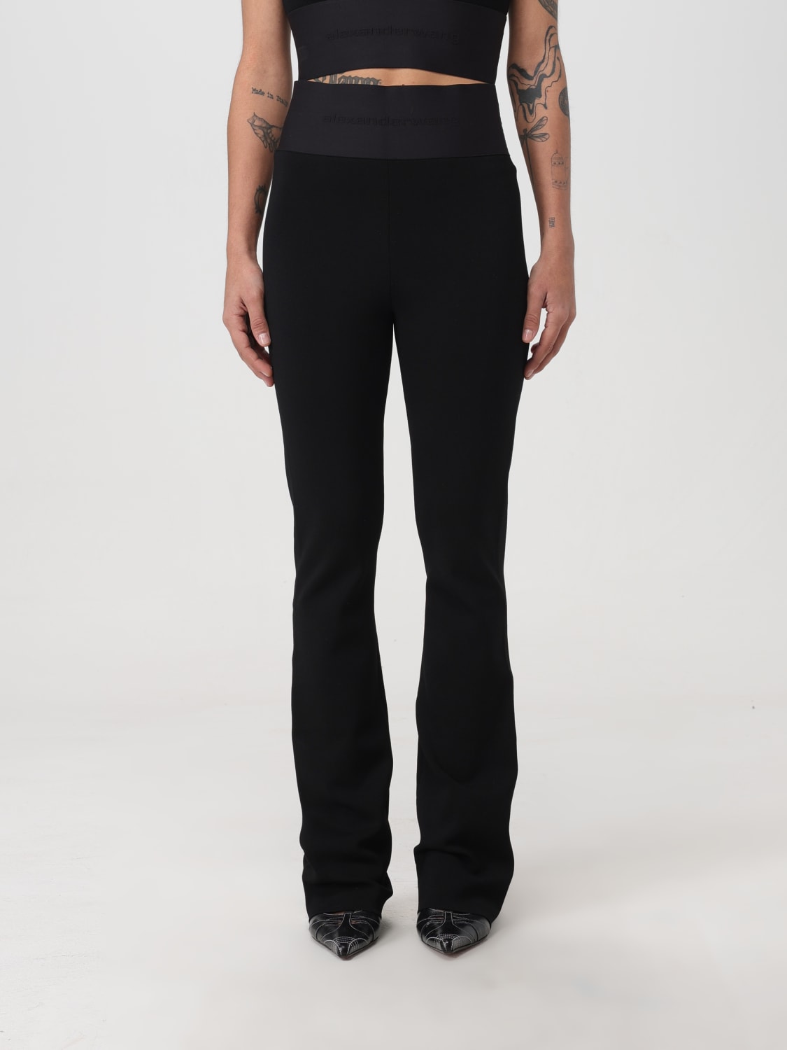 ALEXANDER WANG PANTS: Pants woman Alexander Wang, Black - Img 1