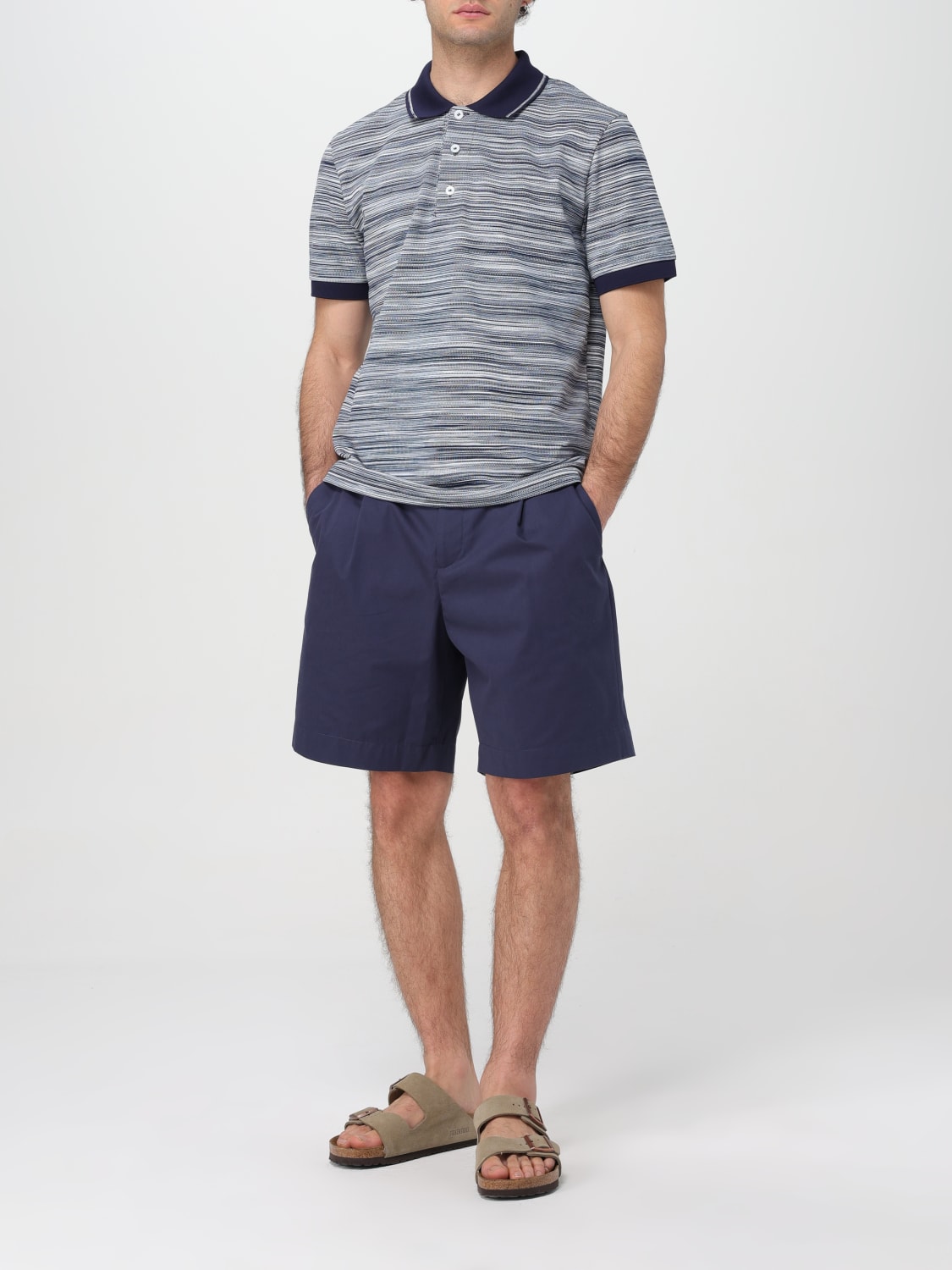 MISSONI POLO SHIRT: Polo shirt men Missoni, Navy - Img 2