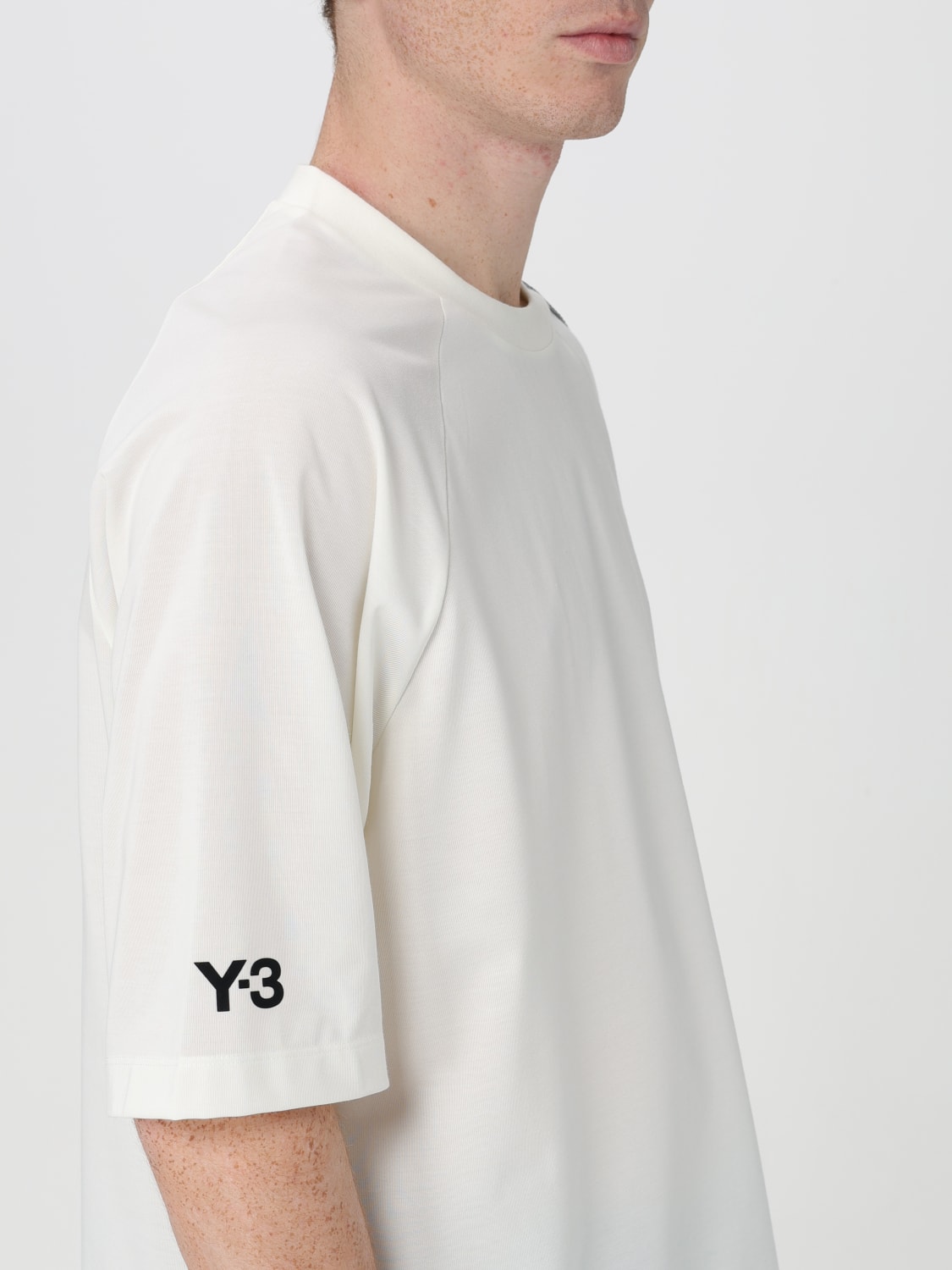 Y-3 T-SHIRT: T-shirt herren Y-3, Beige - Img 4