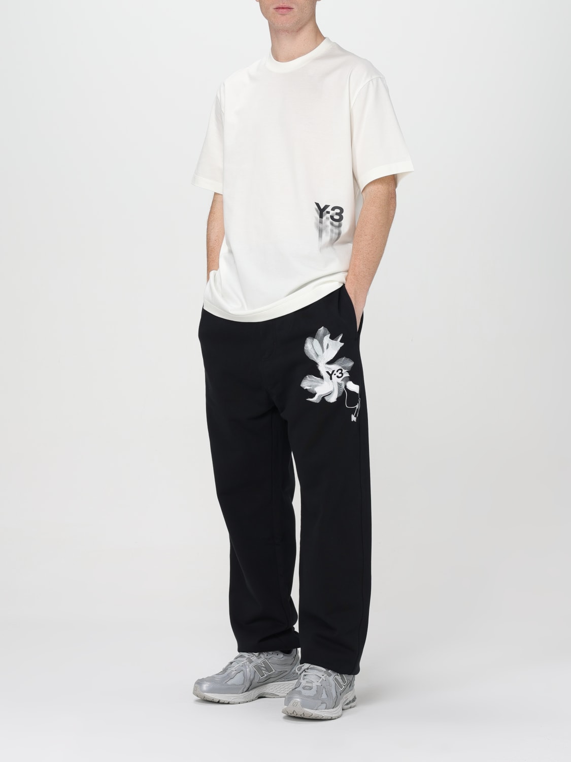 Y-3：Tシャツ メンズ - ベージュ | GIGLIO.COMオンラインのY-3 Tシャツ ...