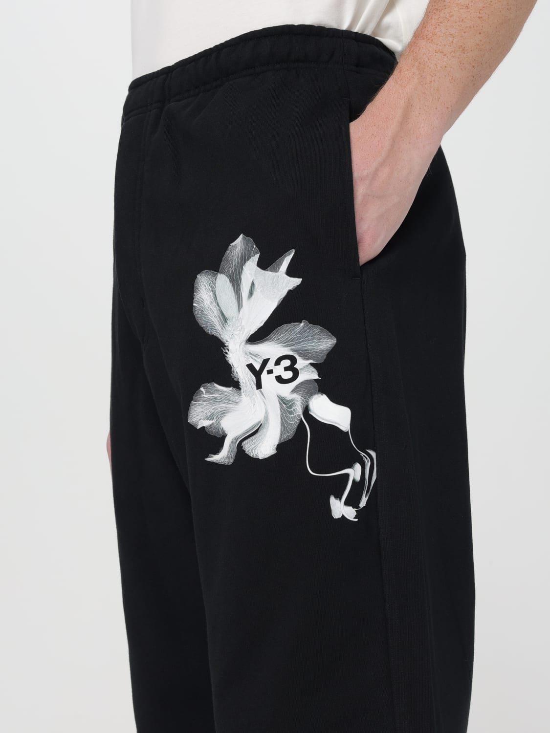 Y-3 팬츠: 팬츠 남성 Y-3, 블랙 - Img 5