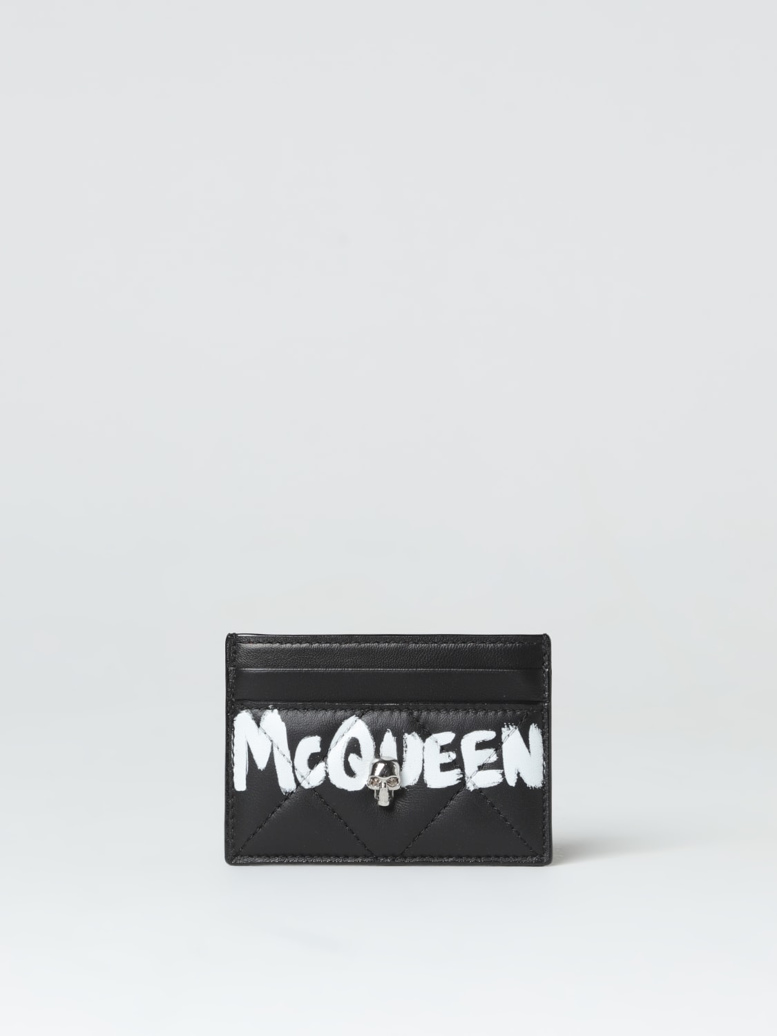 MCQUEEN WALLET: Wallet woman McQueen, Black - Img 1