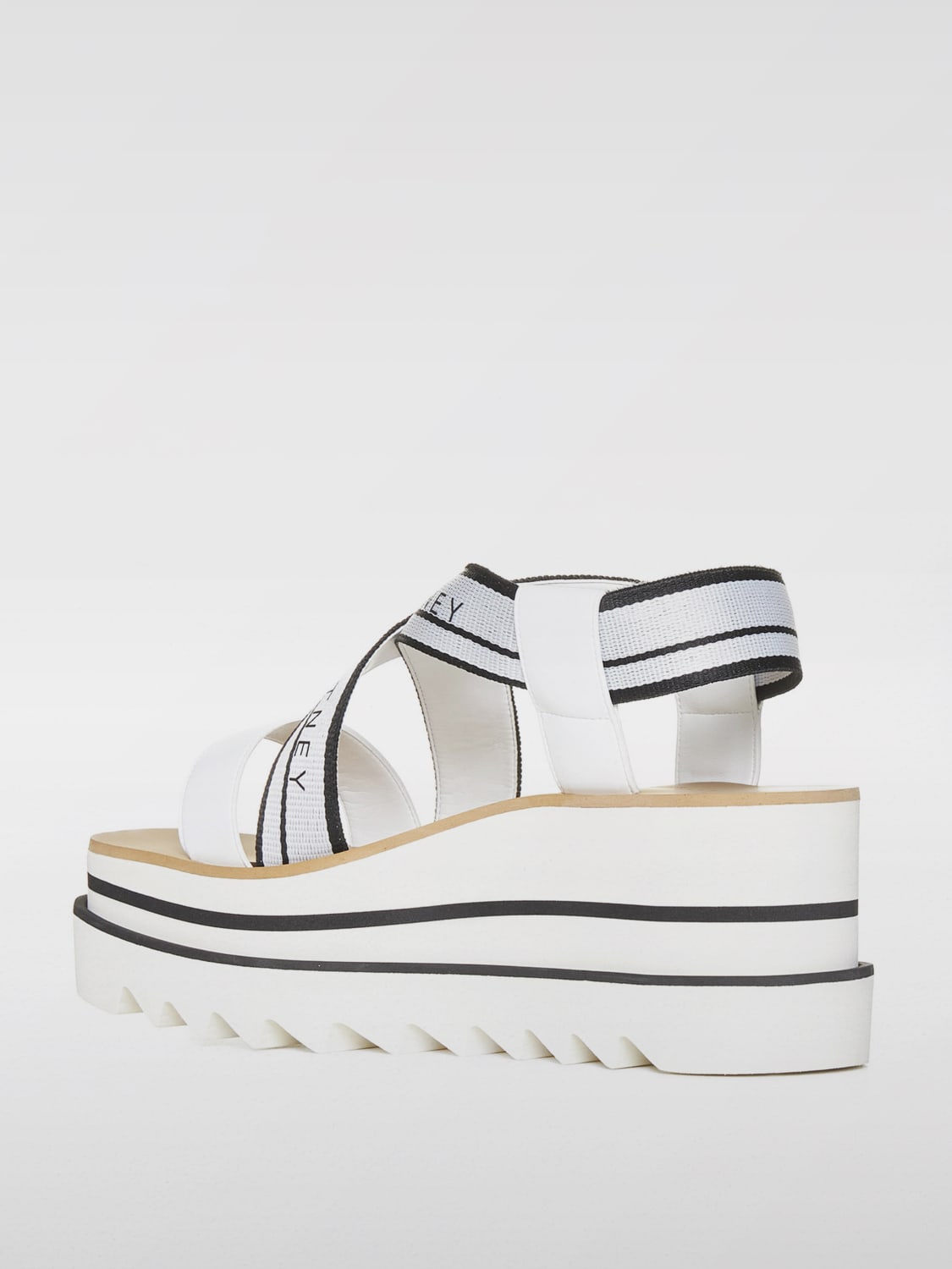 STELLA MCCARTNEY: Wedge shoes woman - White | Stella McCartney