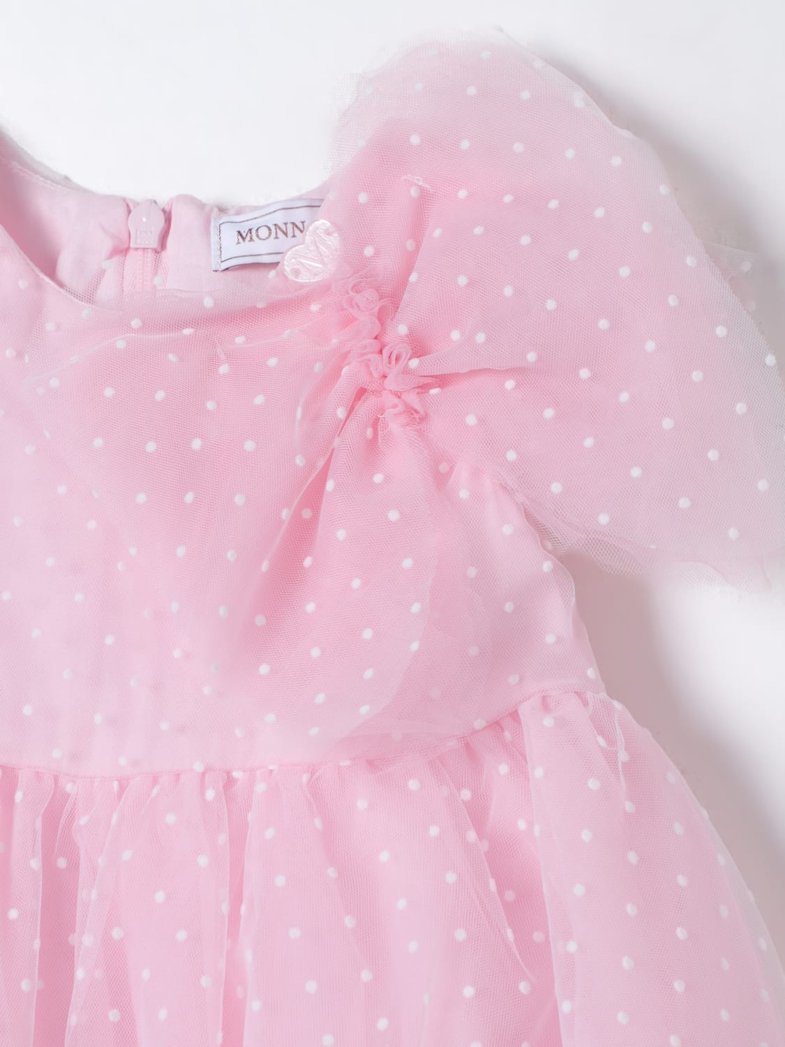 MONNALISA ROMPER: Romper kids Monnalisa, White - Img 3