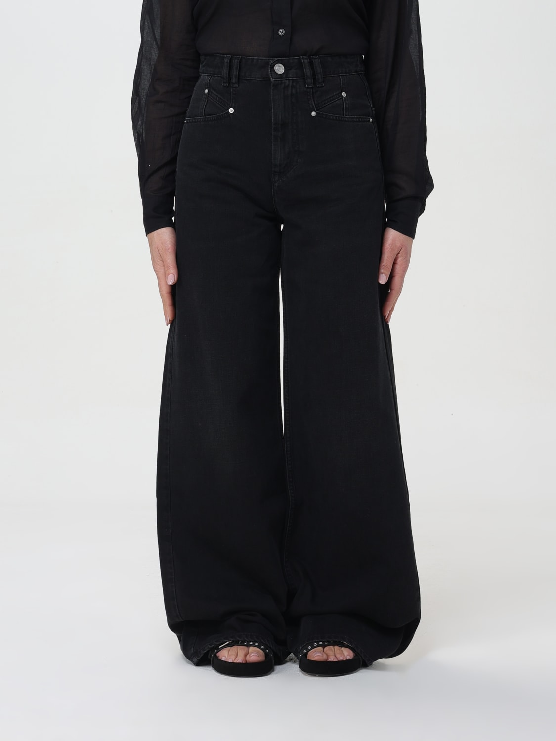 デニム・ジーパン Isabel Marant JEANS (PA0052FAB1H06I 30IB) Lemony Pants Woman blue | ISABEL MARANT Official online store