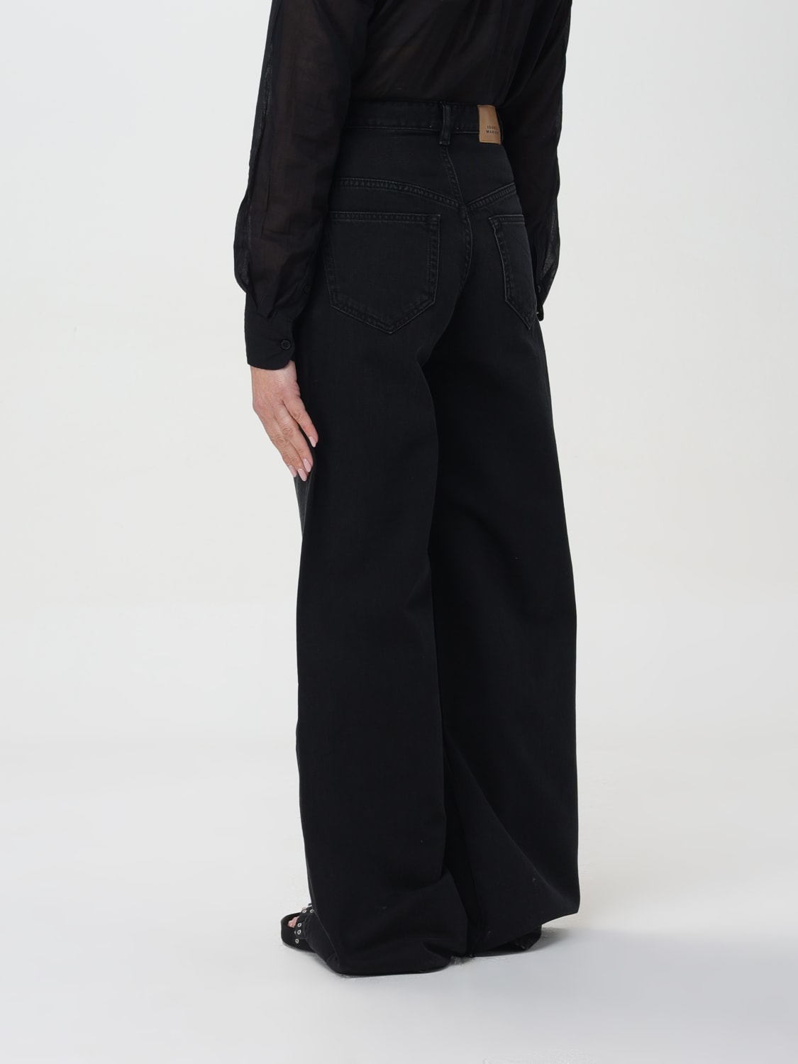 パンツ ISABEL MARANT Women Straight Pants PA0052FAB1H06I 01BK Black ISABEL MARANT: Jeans woman - Black | Isabel Marant jeans