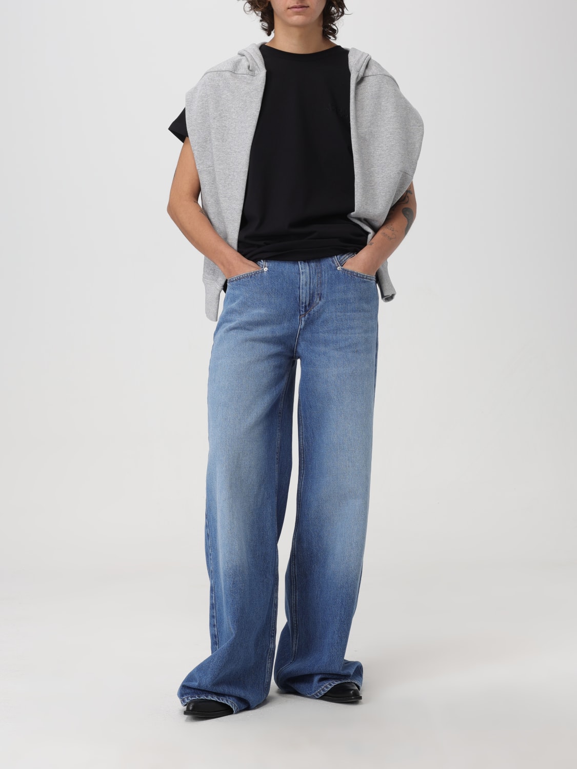 デニム・ジーパン Isabel Marant JEANS (PA0052FAB1H06I 30IB) Lemony Pants Woman blue | ISABEL MARANT Official online store