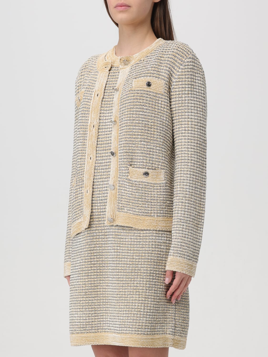ジャケット TORY BURCH Woman Jacket Ivory 151619 966 Tory Burch Outlet: Sweater woman - Ivory | Tory Burch jacket