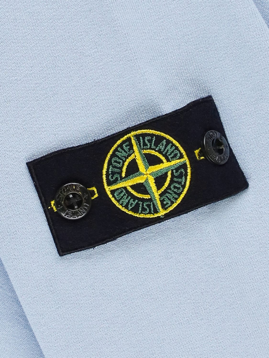 STONE ISLAND JUNIOR SWEATER: Sweater kids Stone Island Junior, Gnawed Blue - Img 3