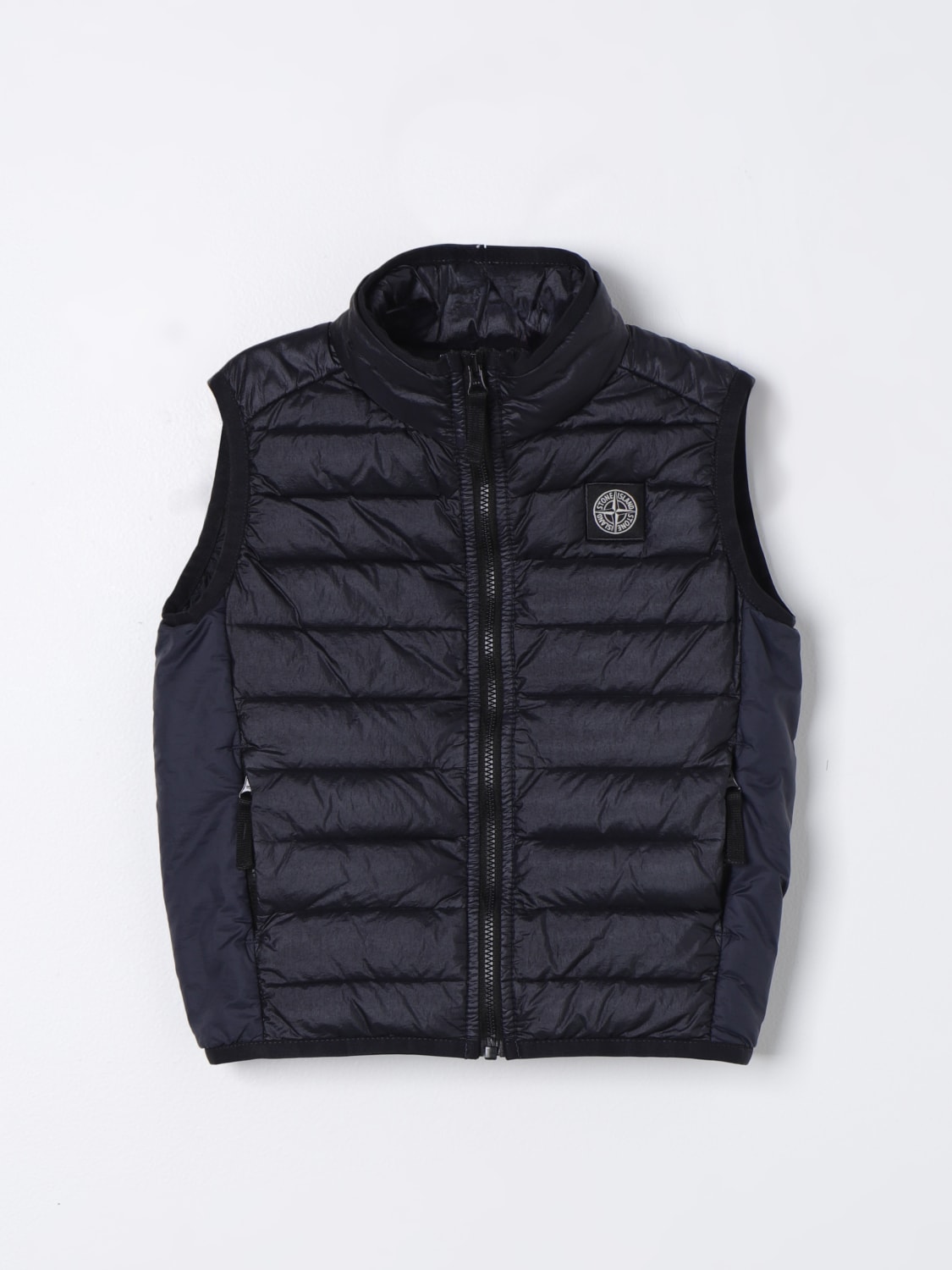STONE ISLAND JUNIOR Waistcoat kids Navy Stone Island Junior waistcoat G0224 online at GIGLIO.COM