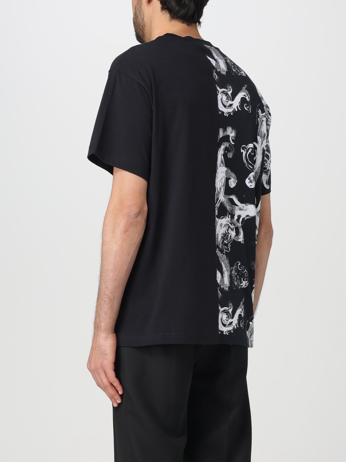 VERSACE JEANS COUTURE T-SHIRT: T-shirt men Versace Jeans Couture, Black - Img 3