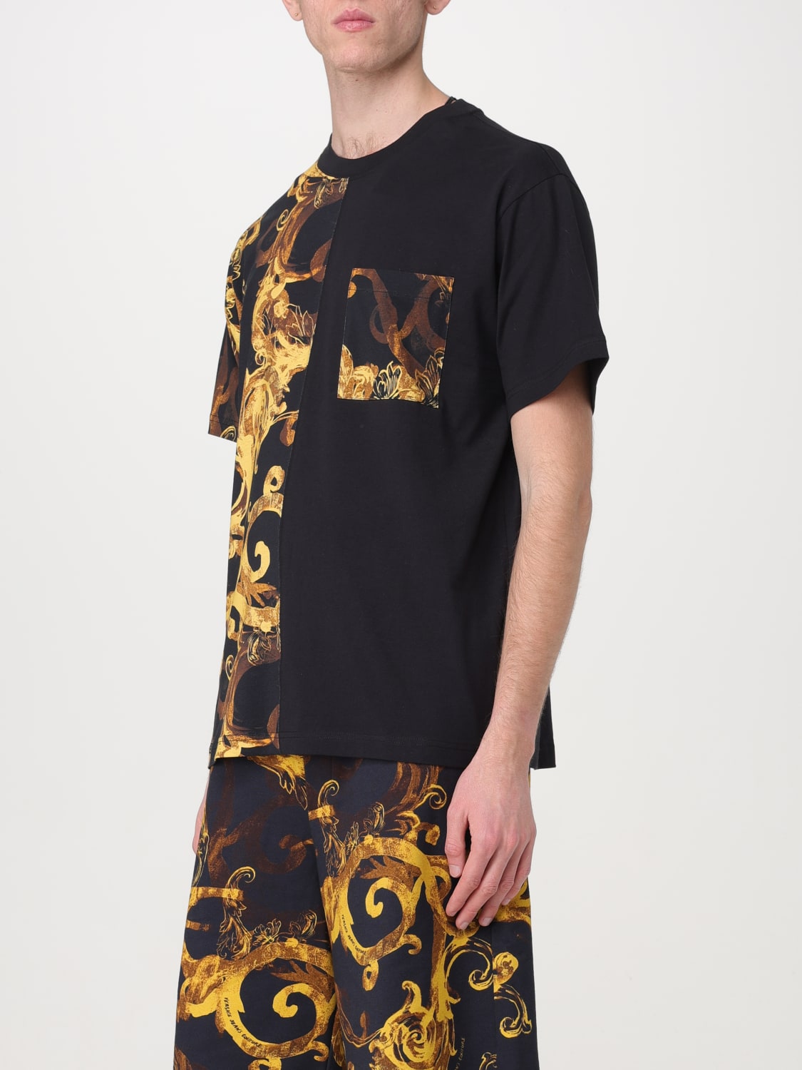 VERSACE JEANS COUTURE T-SHIRT: T-shirt men Versace Jeans Couture, Black 1 - Img 4