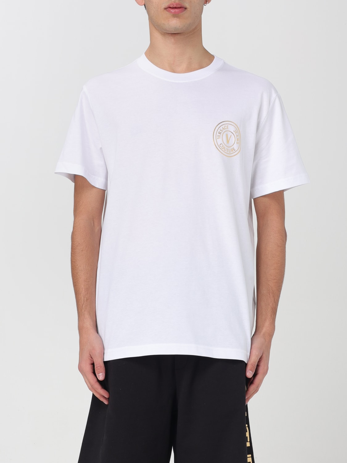 VERSACE JEANS COUTURE T-SHIRT: T-shirt men Versace Jeans Couture, White 2 - Img 1