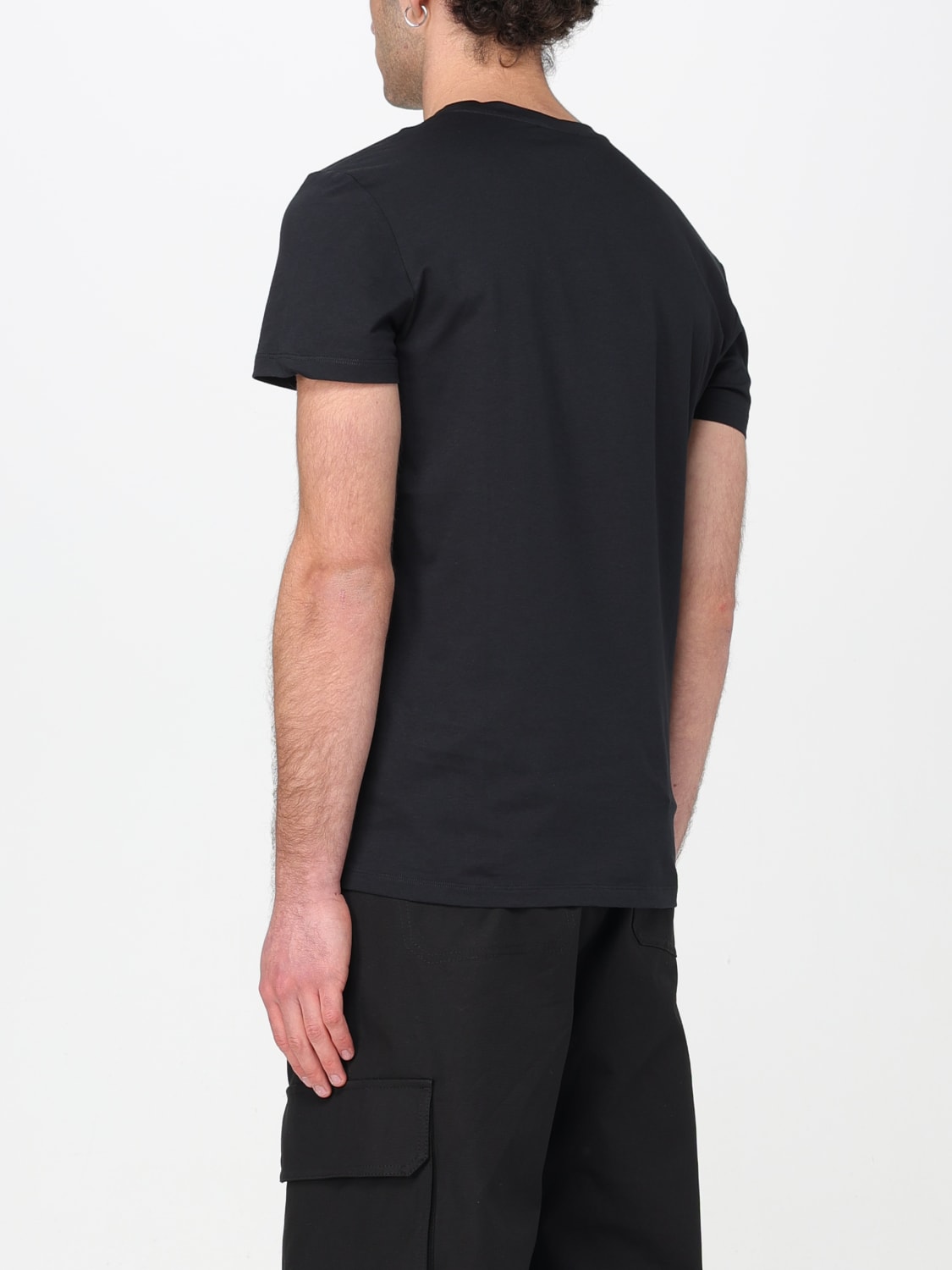 BALMAIN｜SHORT-SLEEVED ROUND NECK T-SHIRTS (CH1EF000BB04 Pierre Balmain short-sleeved T-shirt - Child | BALMAIN