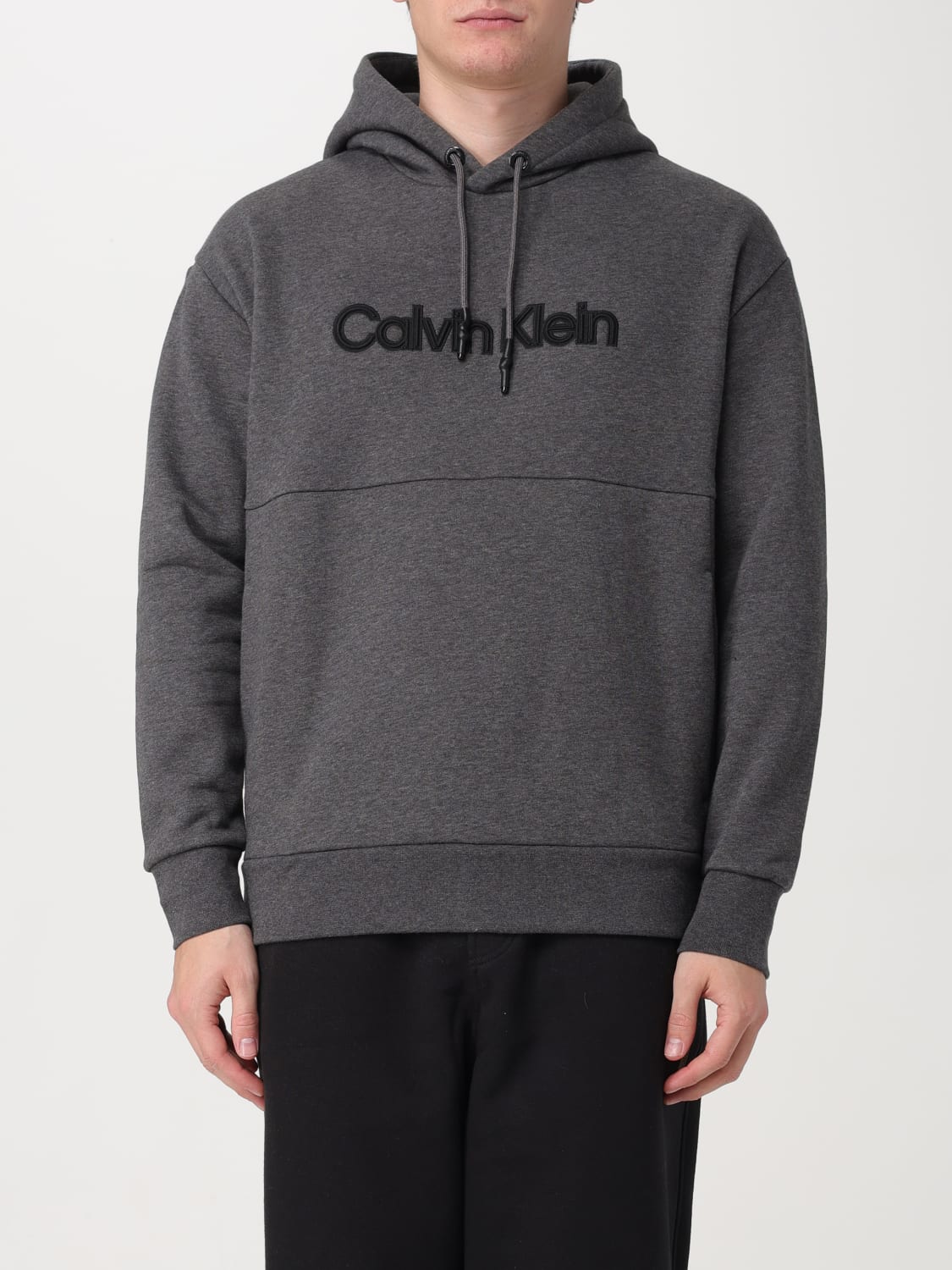 CALVIN KLEIN: Sweatshirt men - Black | Calvin Klein sweatshirt ...