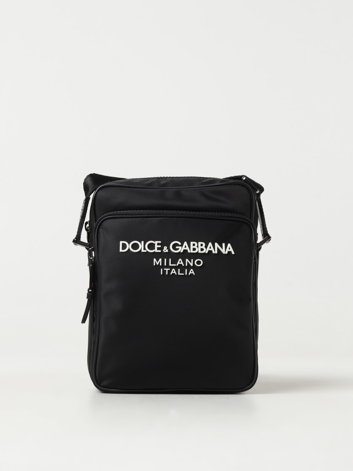 Dolceamp;Gabbana Black Logo Messenger Bag
