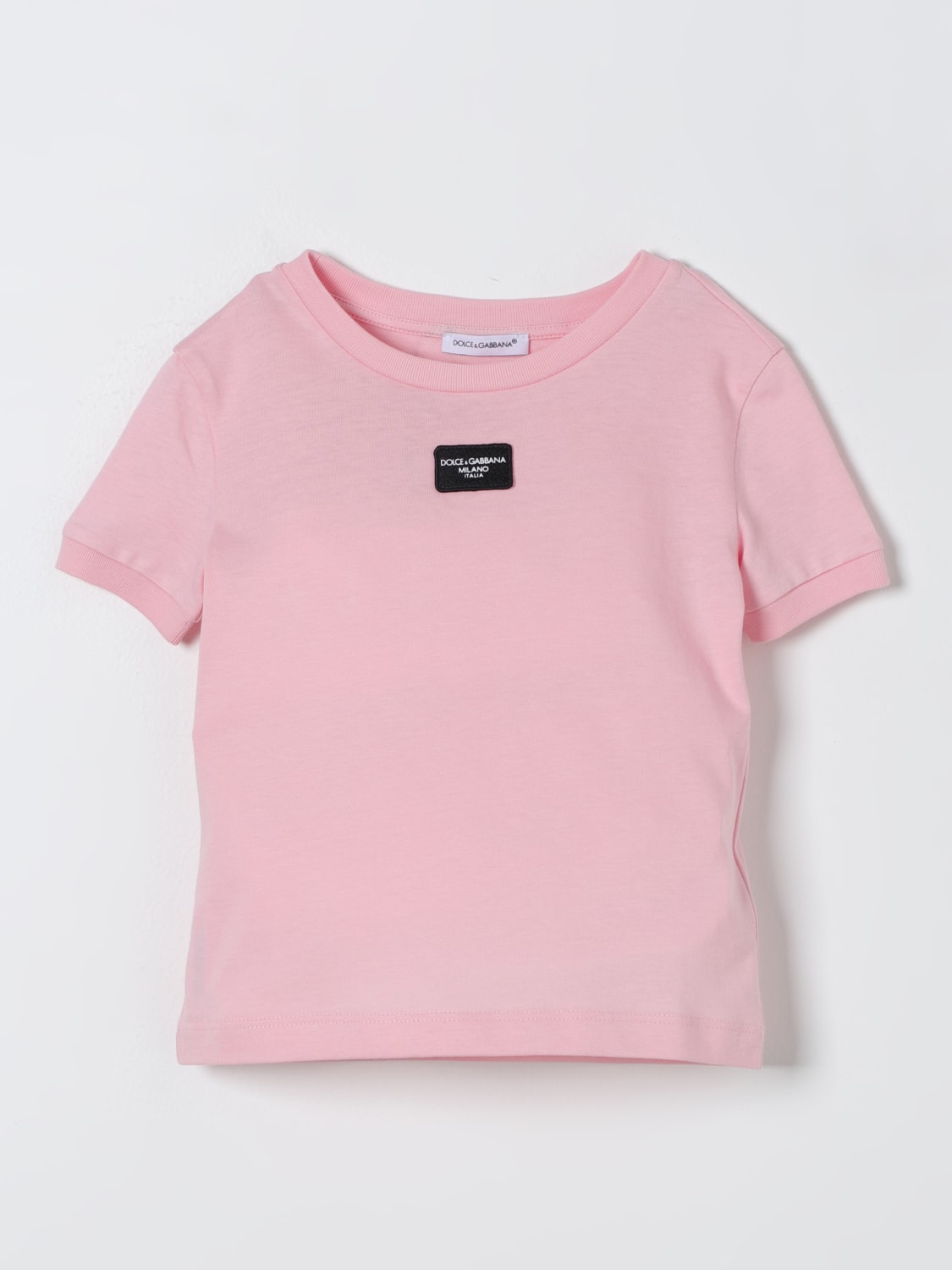 DOLCE & GABBANA T-SHIRT: T-shirt kids Dolce & Gabbana, Pink - Img 1