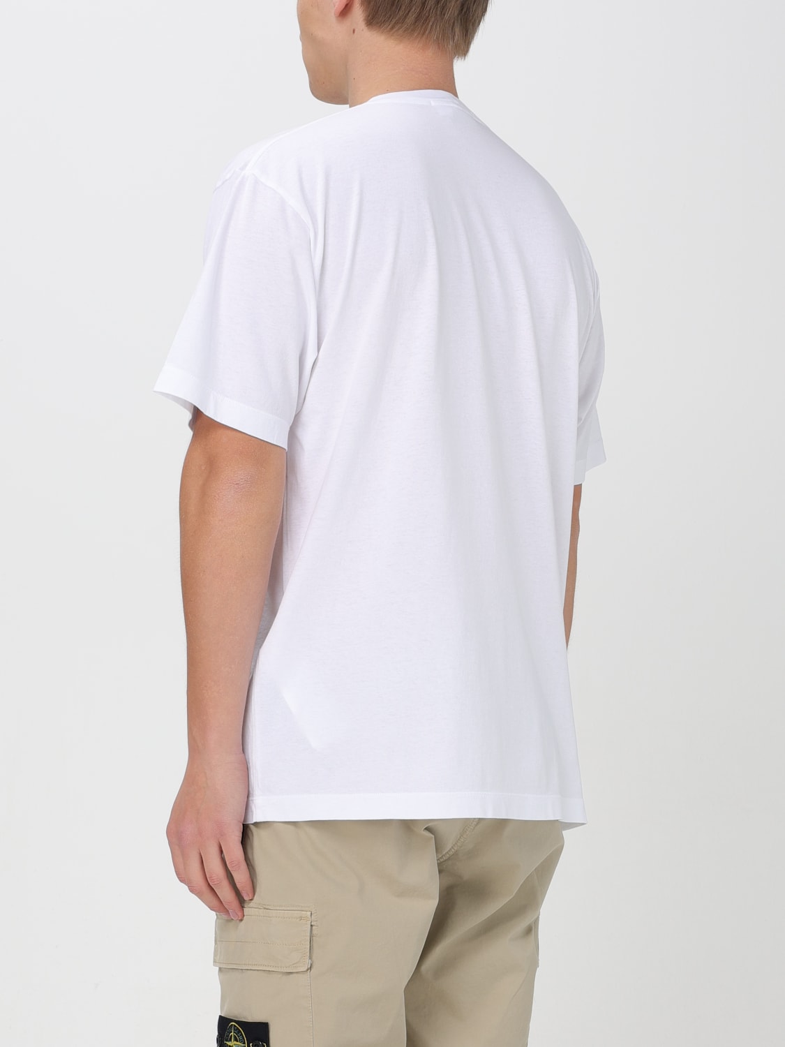 STONE ISLAND T-SHIRT: T-shirt men Stone Island, White - Img 3