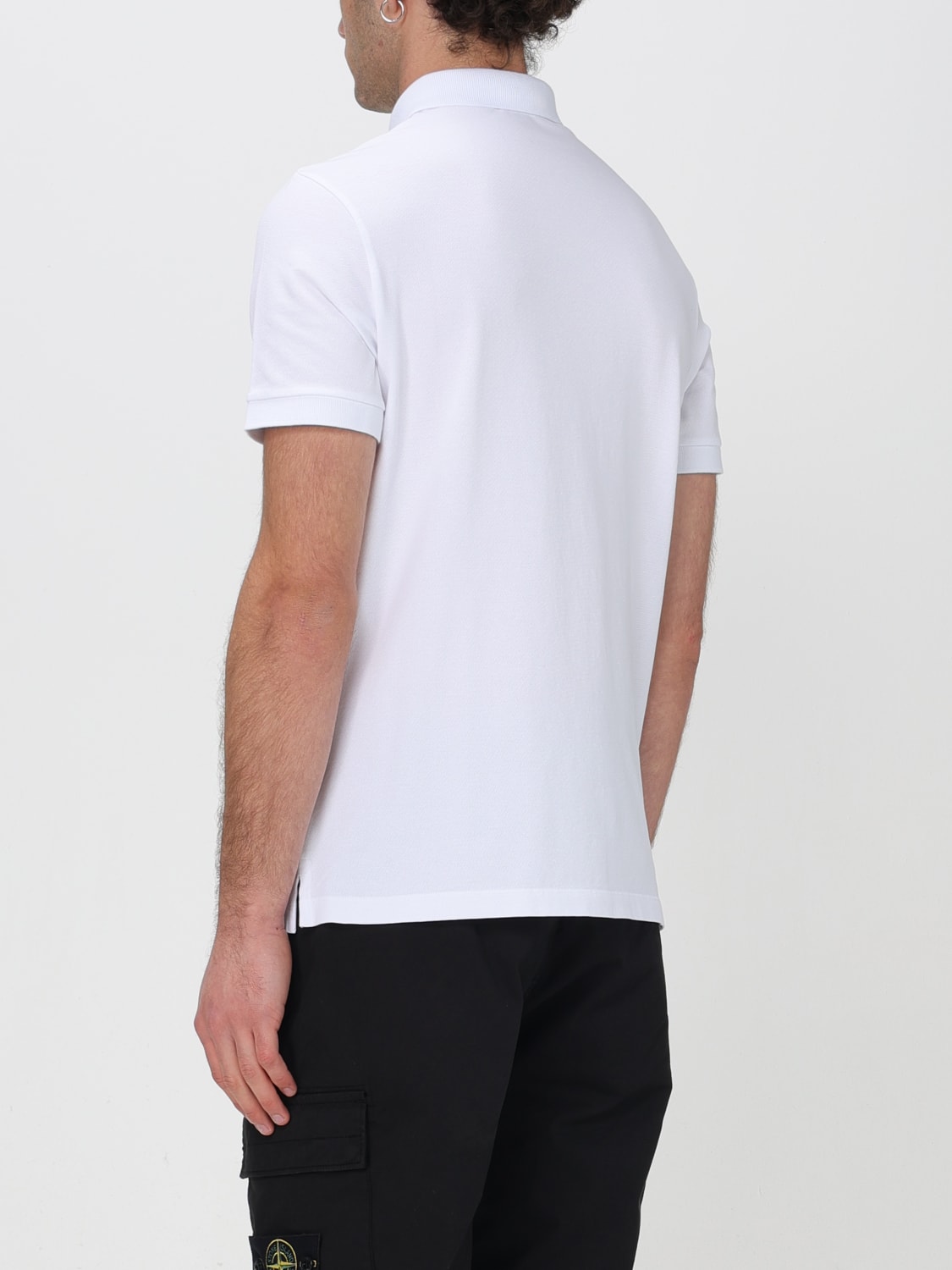 STONE ISLAND POLO: Polo homme Stone Island, Blanc - Img 3