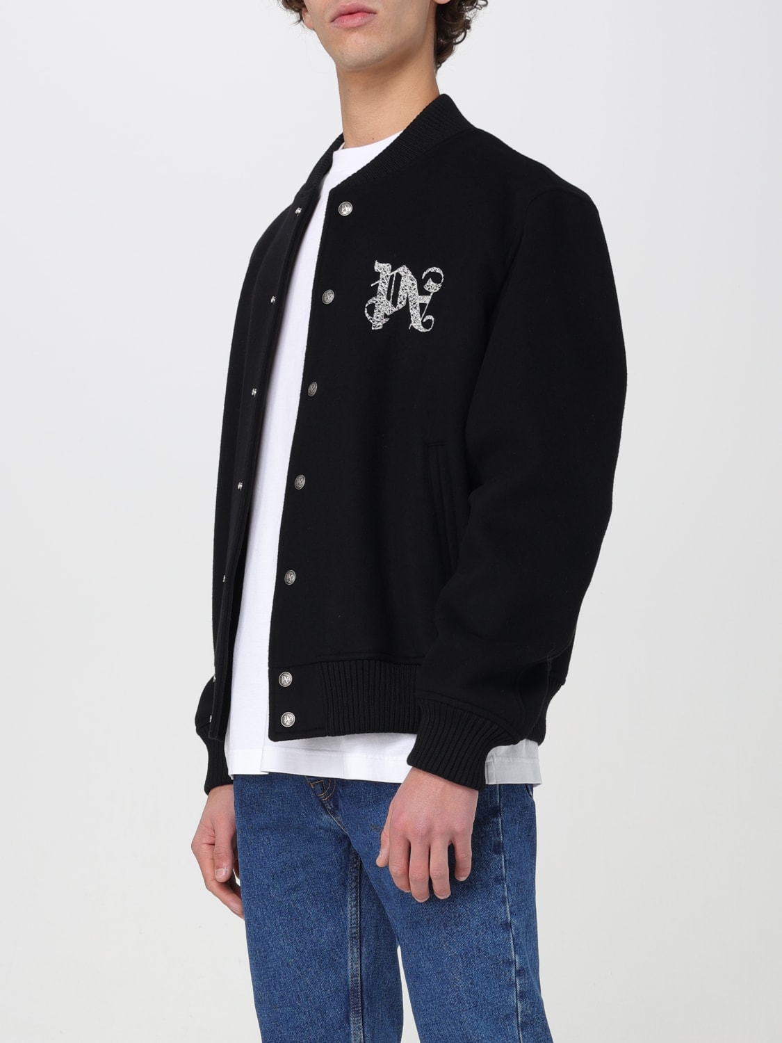 PALM ANGELS: Jacket men - Black | Palm Angels jacket