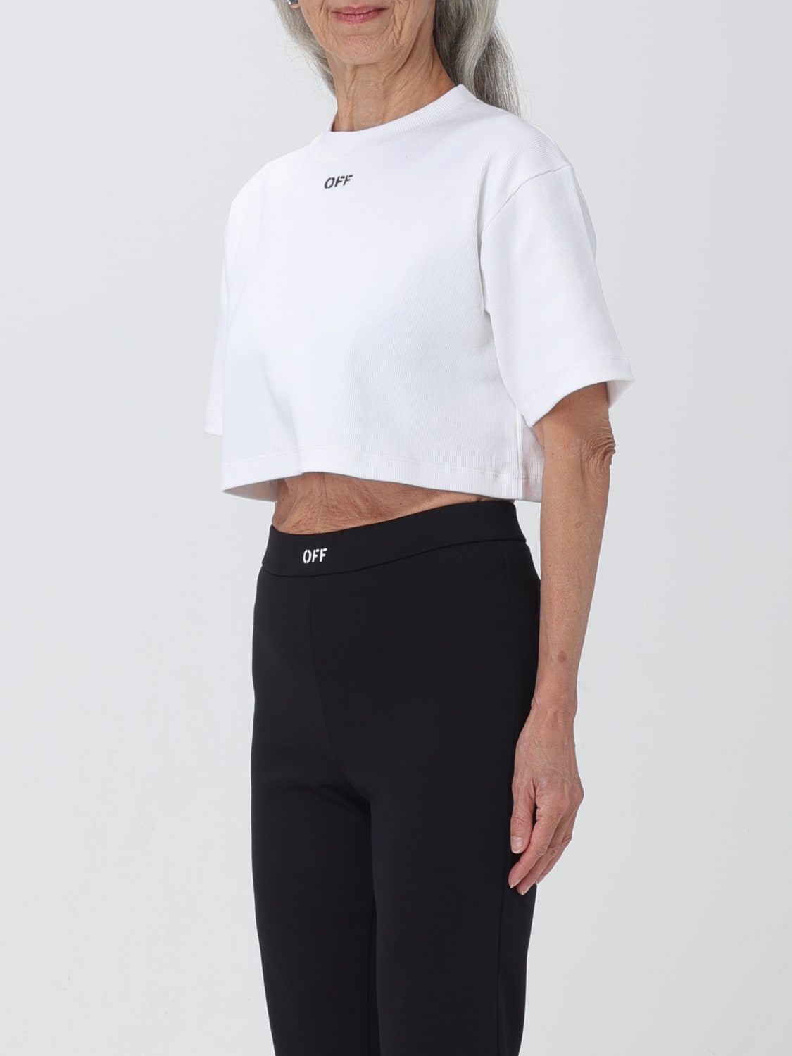 OFF-WHITE T-SHIRT: T-shirt woman Off-white, White - Img 3