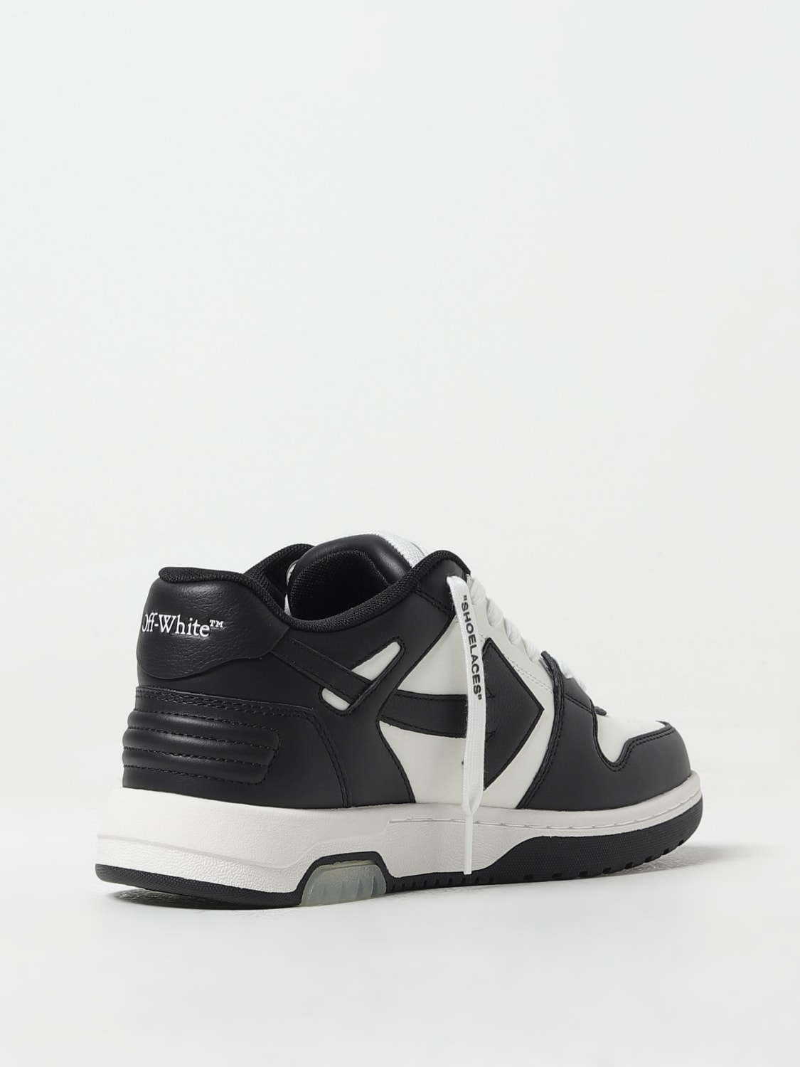 OFF-WHITE SNEAKERS: Sneakers Out Of Office Off-White in pelle , Bianco 1 - Img 3