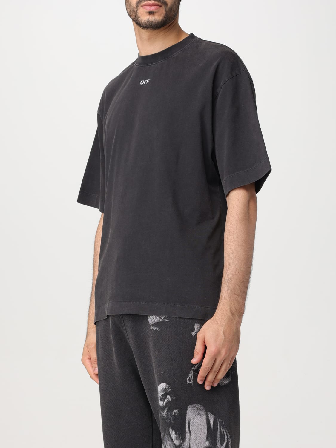 OFF-WHITE T-SHIRT: T-shirt men Off-white, Black - Img 4