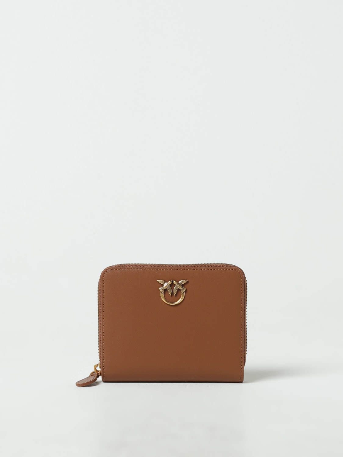 PINKO WALLET: Wallet woman Pinko, Brown - Img 1