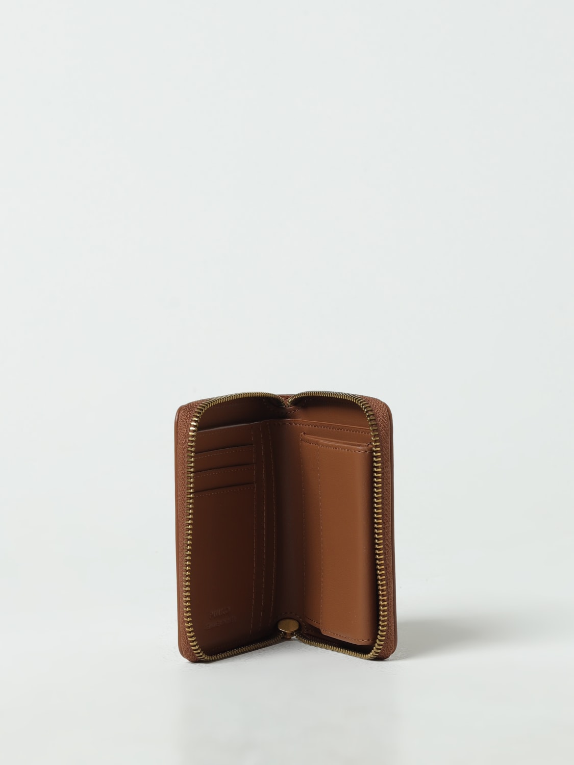 PINKO WALLET: Wallet woman Pinko, Brown - Img 2