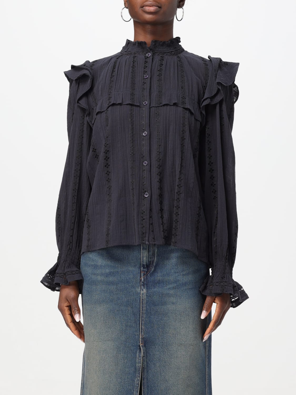 ISABEL MARANT ETOILE: Shirt woman - Black | Isabel Marant ISABEL MARANT ETOILE: Shirt woman - Black | Isabel Marant