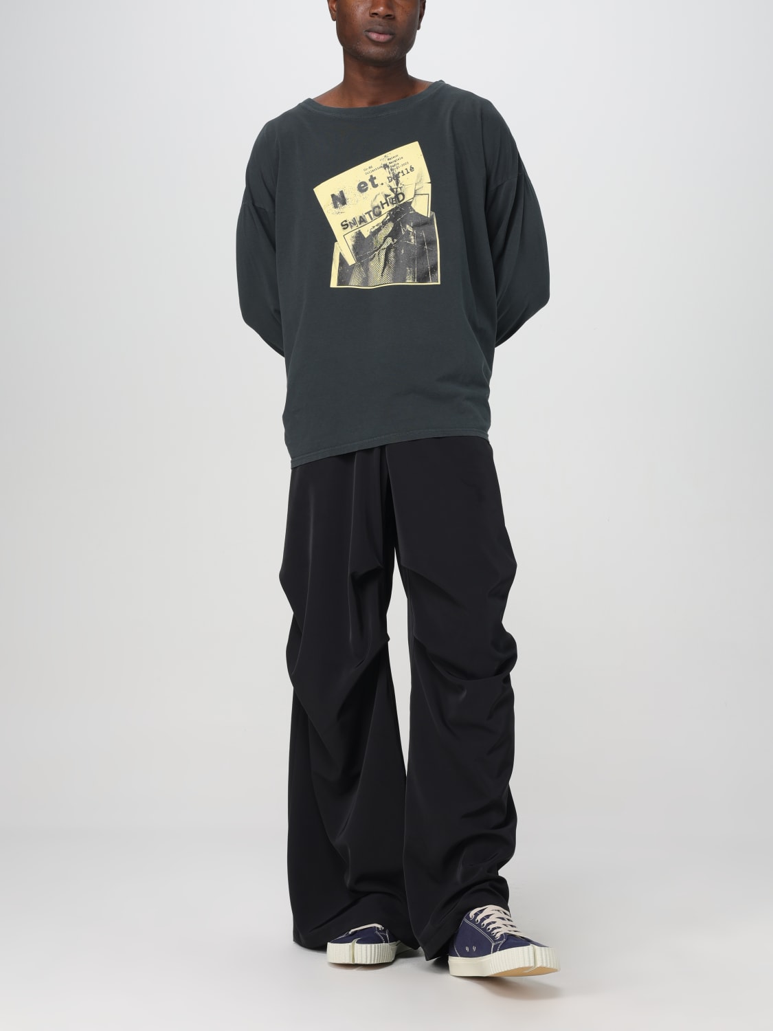 MAISON MARGIELA: T-shirt men - Black | Maison Margiela t MAISON MARGIELA: T-shirt men - Black | Maison Margiela t