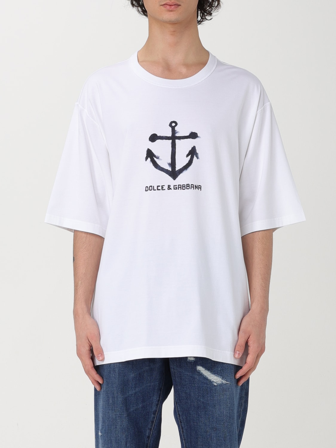 Giglio T-shirt Dolce & Gabbana in cotone con logo