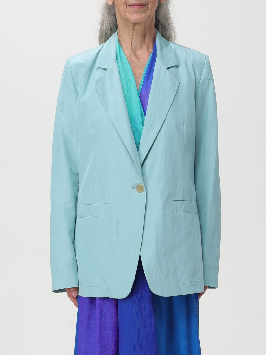 Forte Forte Outlet women s blazer Gnawed Blue Forte Forte blazer 12032MYJACKET online at GIGLIO.COM