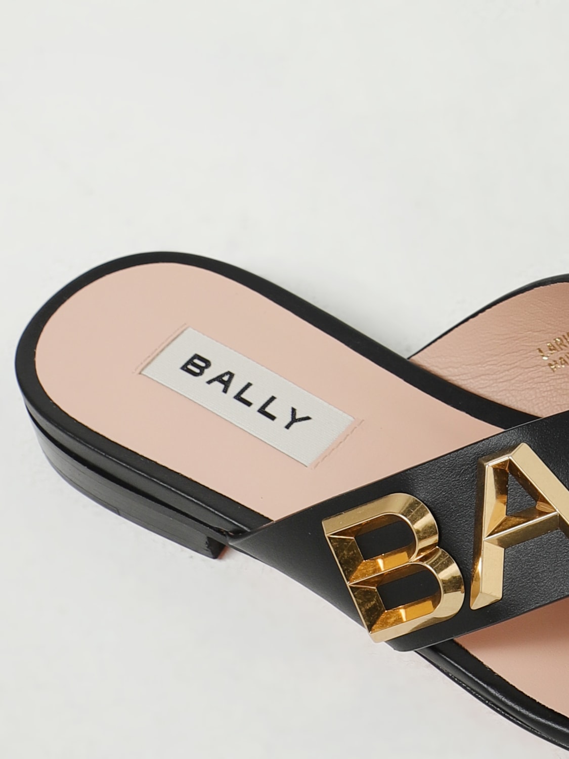 BALLY: Flat sandals woman - Black | Bally flat sandals WF103ZVT003 ...