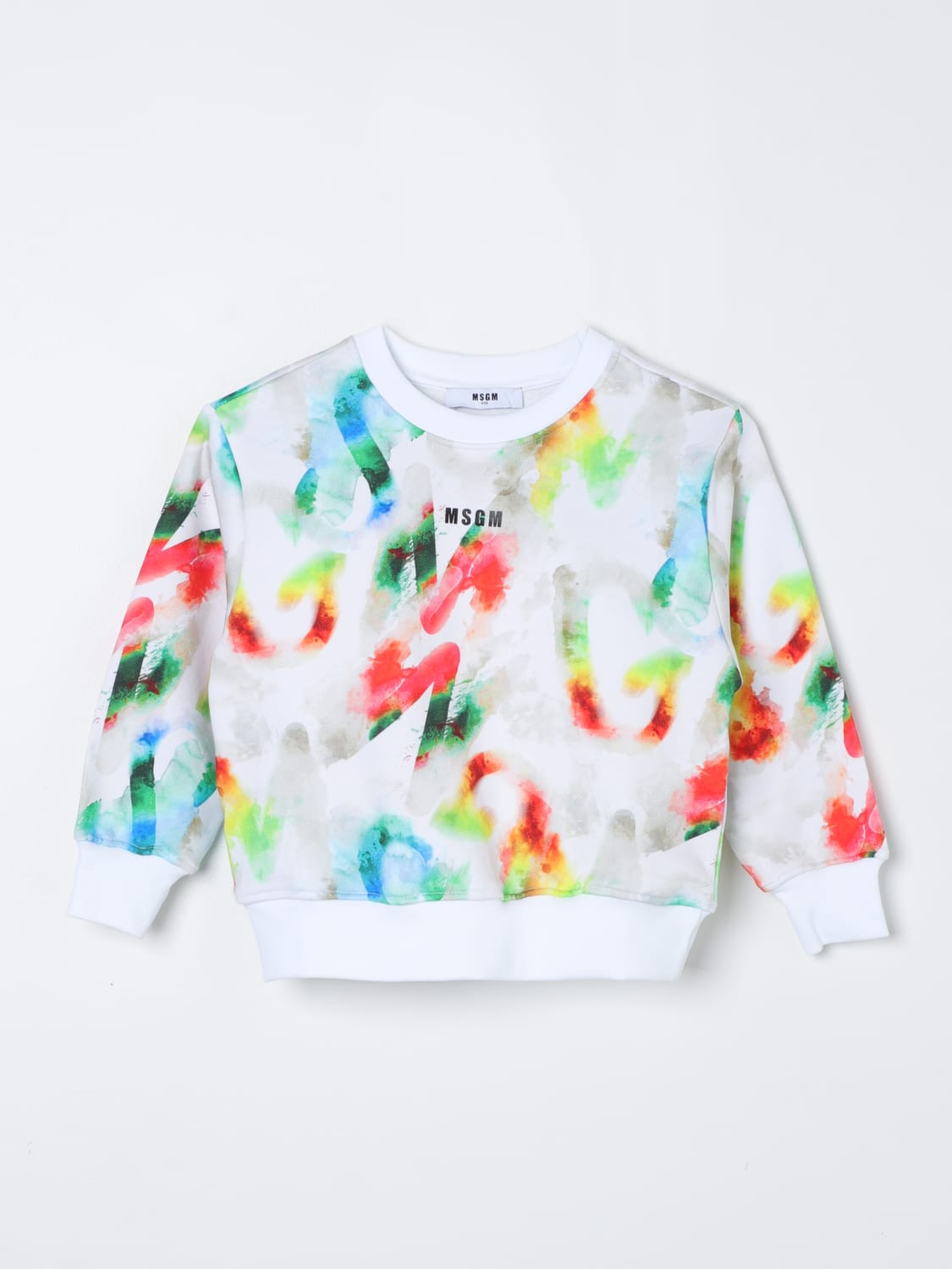 MSGM KIDS 毛衣: 毛衣 儿童 MSGM Kids, 白色 - Img 1