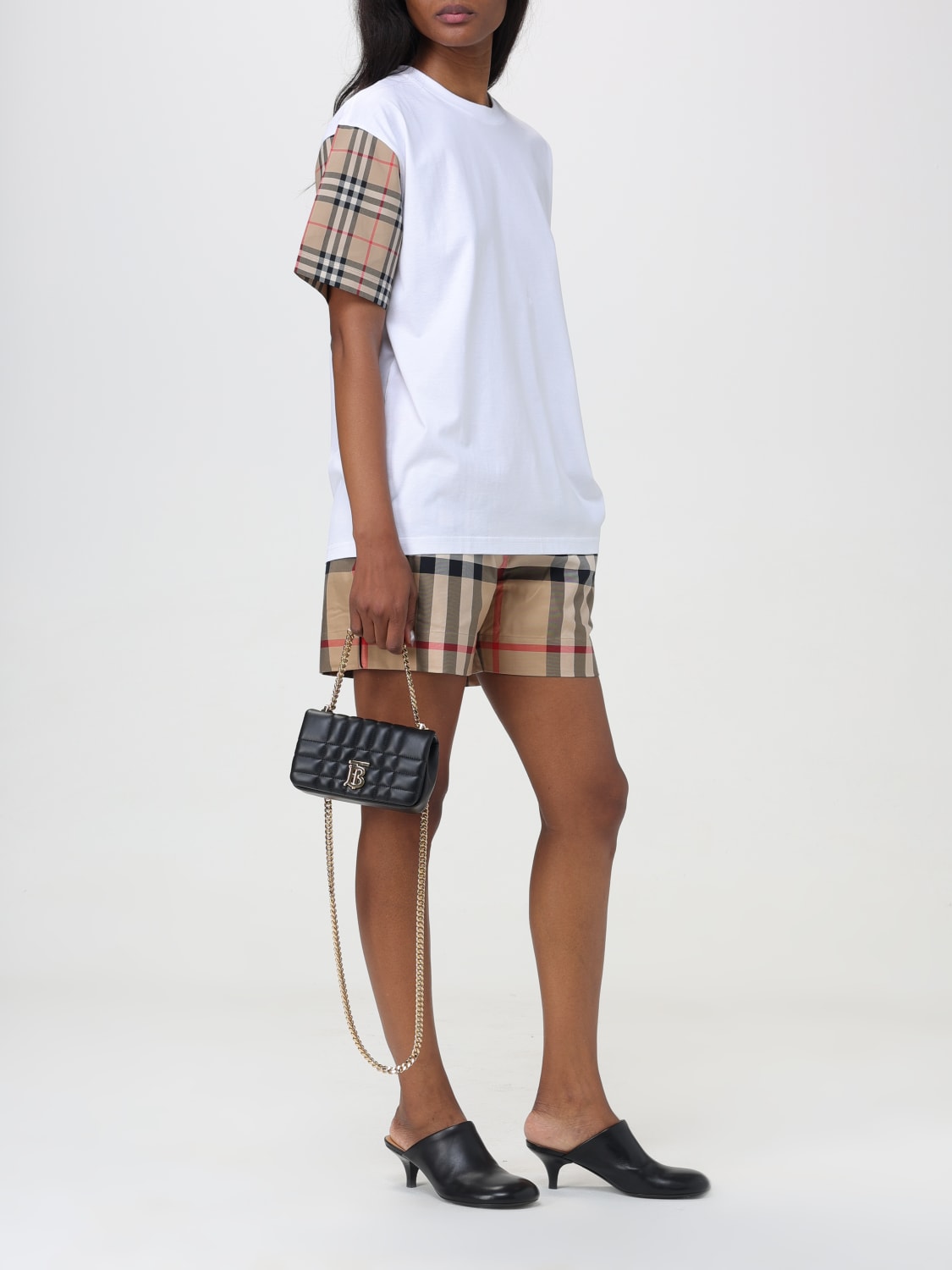 新品 BURBERRY 8042716 A1464 レディース Tシャツ XS レディース
