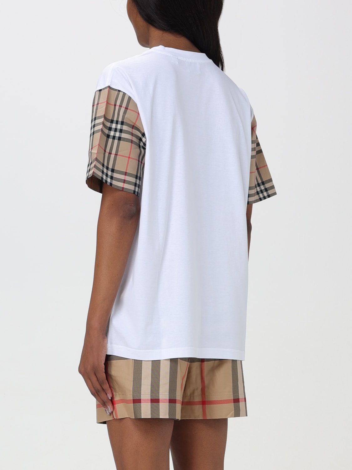 Tシャツ・カットソー BURBERRY Woman T-Shirt White 8103971 Burberry - T-shirt for Woman - White - 8103971-A1464