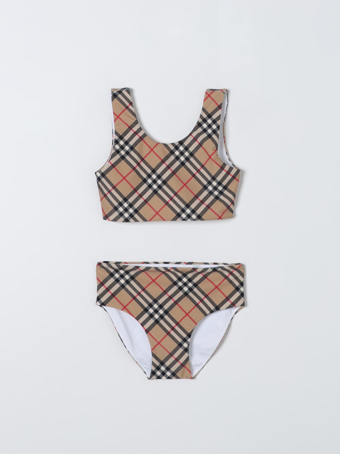 Burberry Outlet Swimsuit kid kids Beige Burberry swimsuit 8081448 online at GIGLIO.COM