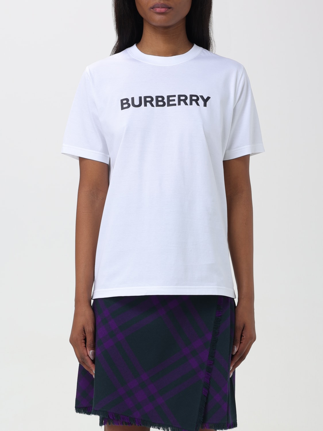 Camiseta burberry blanca best sale