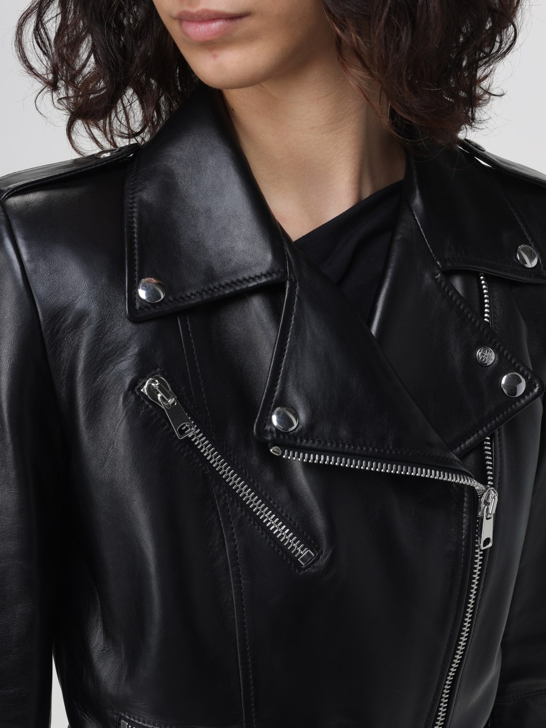 ジャケット ALEXANDER MCQUEEN Woman Jacket Black 668451Q5AK8 1000 McQueen Outlet: Jacket woman - Black | McQueen jacket