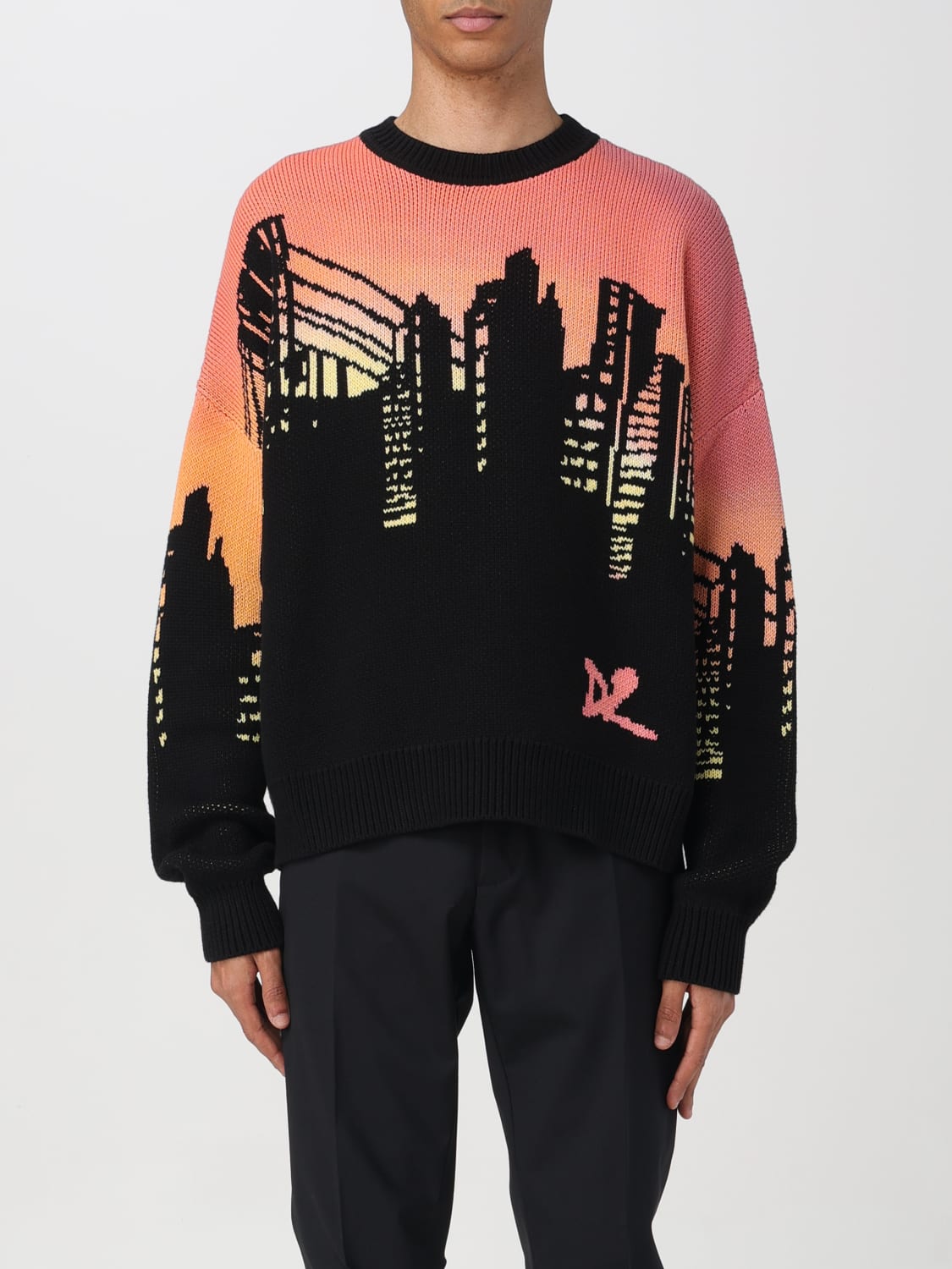 DSQUARED2 SWEATER: Cardigan men Dsquared2, Multicolor - Img 1